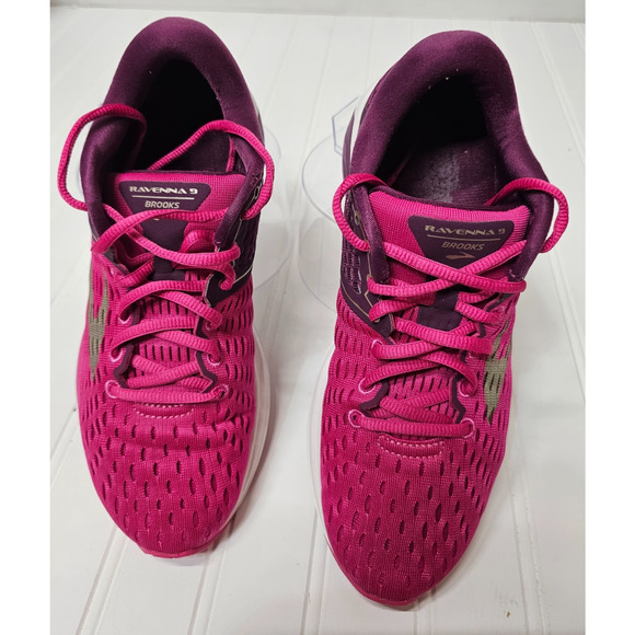 Brooks Ravenna 9 Womens Size 7.5 Pink Running Shoes - Picture 2 of 6